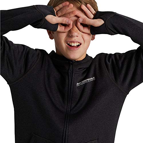 Burton barn fleecejacka pojkar ek FZ, storlek: XL, färger: True Black Heather
