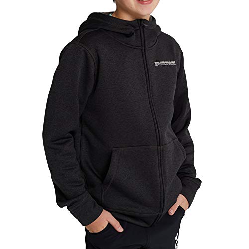 Burton barn fleecejacka pojkar ek FZ, storlek: XL, färger: True Black Heather