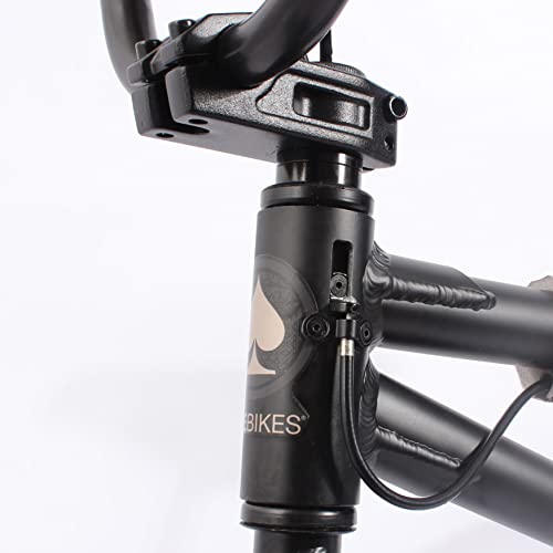 KHEbikes KHE BMX cykel svart jack svart aluminium 20 tum med Affix-rotor endast 10,2 kg