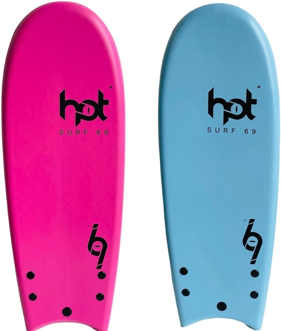 69 Twin Fin 54″ Softboard Foam Beater Style Surfbräda