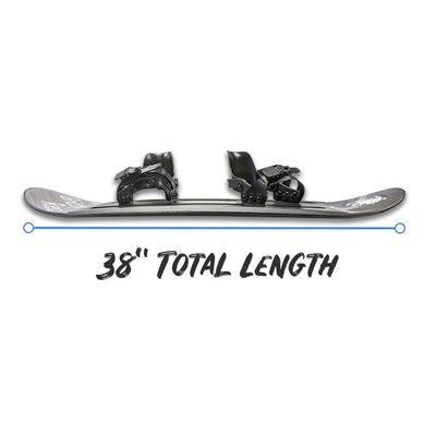 Grizzly rekreation nybörjare barn snowboard 95 cm (38 tum) med justerbara bindningar