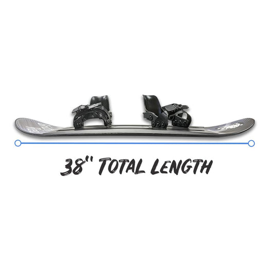 Grizzly rekreation nybörjare barn snowboard 95 cm (38 tum) med justerbara bindningar