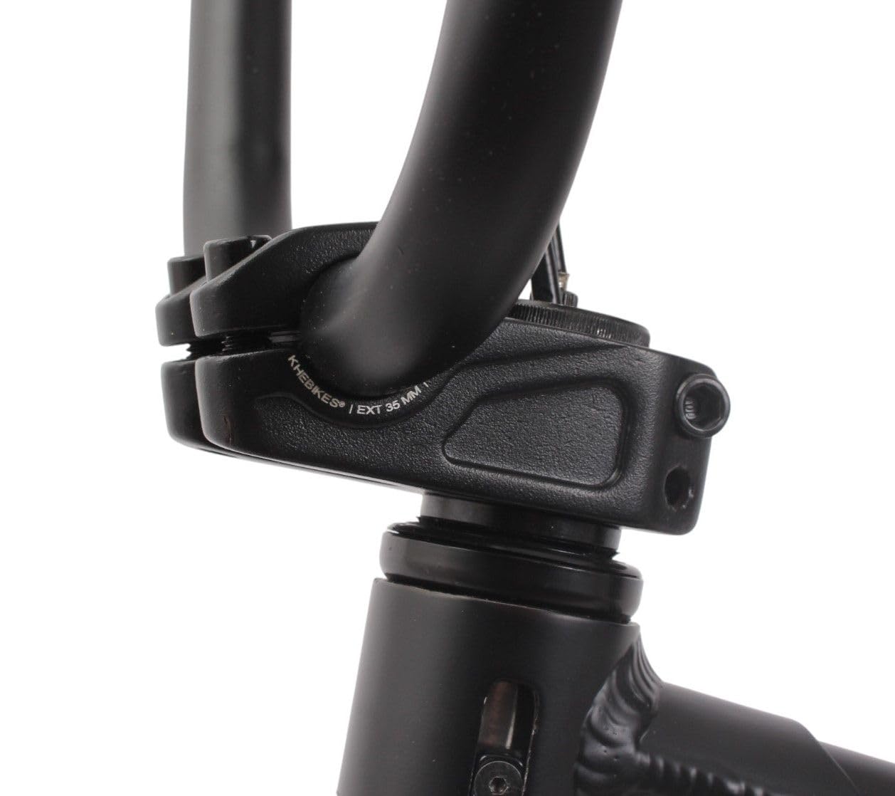 KHE Blaze 18 tums BMX-cykel 2025 – 9,3 kg lätt, aluminiumram, 360° rotor, U-bromsar v/h, industri-sparklager – Freestyle BMX för barn från 125 cm – park, gata, pumpspår – svart