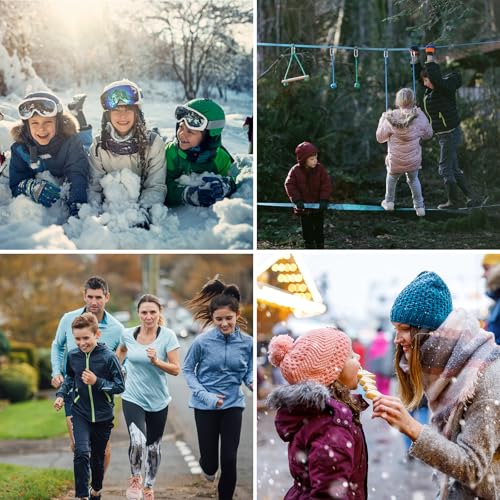 ALPIDEX Termisk underställ set barns termounderkläder funktionella underkläder sportunderkläder skidunderställ varma sport pojke flicka vinter fotboll