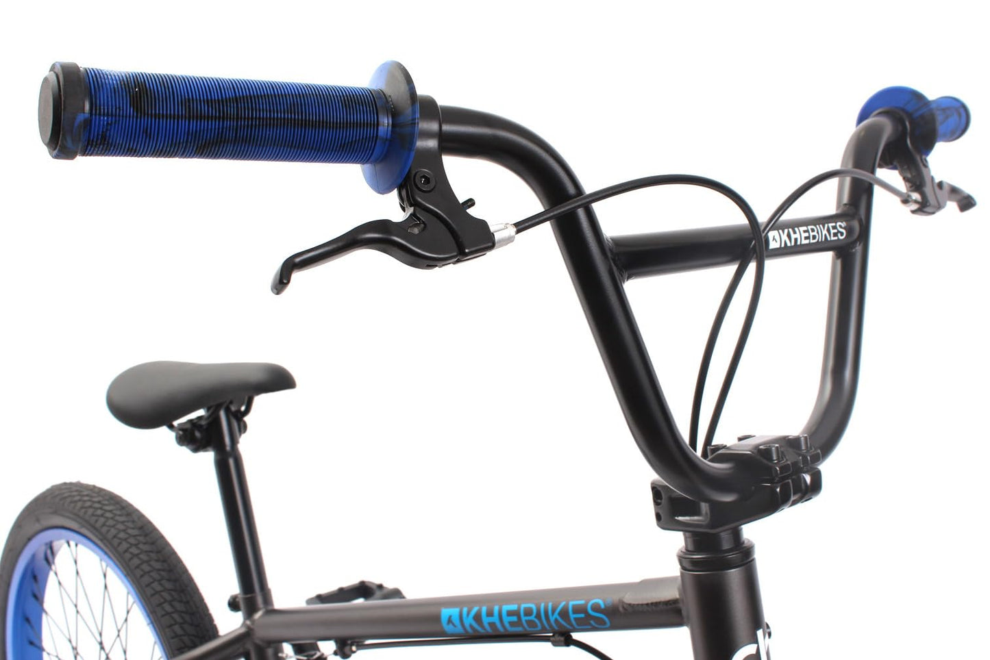 KHEbikes BMX Cykel Chris BÖHM, 20 tum, patenterad Affix 360° rotor, matt mörkgrå, lätt vikt – endast 11,3 kg!