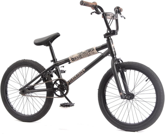 KHEbikes KHE BMX cykel svart jack svart aluminium 20 tum med Affix-rotor endast 10,2 kg