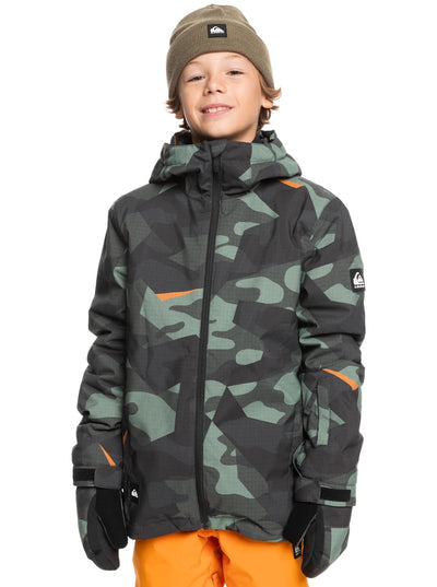 Quiksilver pojkar Mission Printed Youth Jk Shell jacka (1-pack)