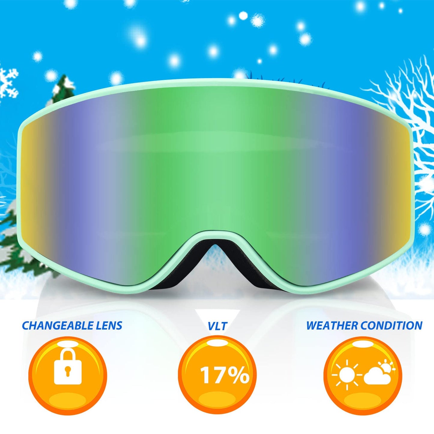 Rad Cubs Snow Vision – Untamed Goggles