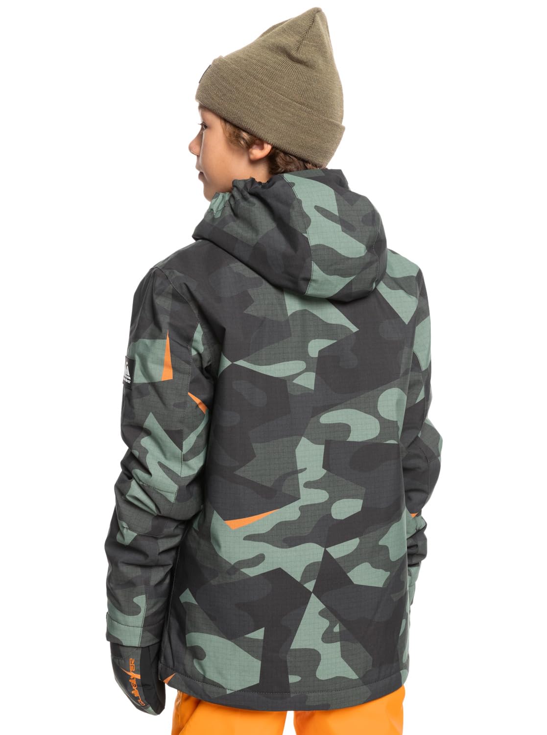 Quiksilver pojkar Mission Printed Youth Jk Shell jacka (1-pack)