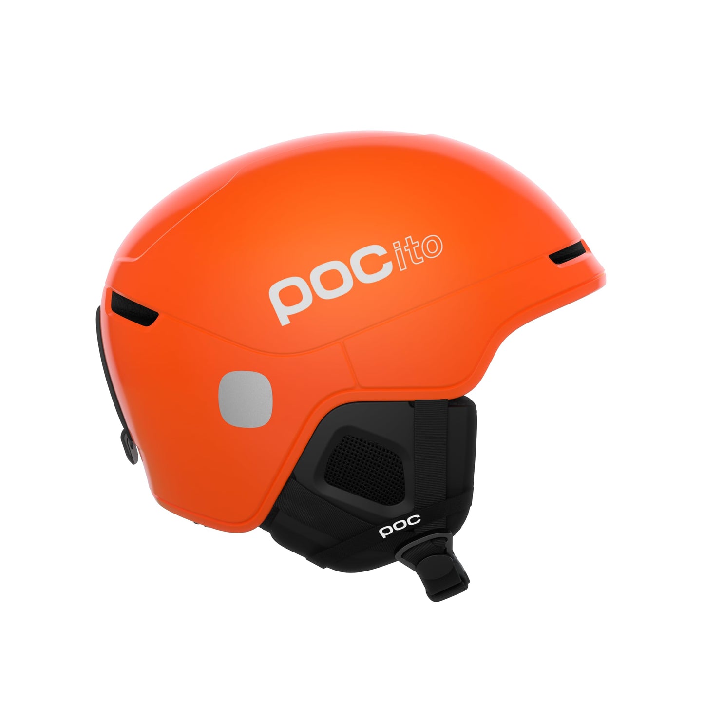 POC POCito Obex MIPS – lätt och justerbar skid- och snowboardhjälm för barn med RECCO-reflektor, fluorescent orange, M-L (55–58 cm)