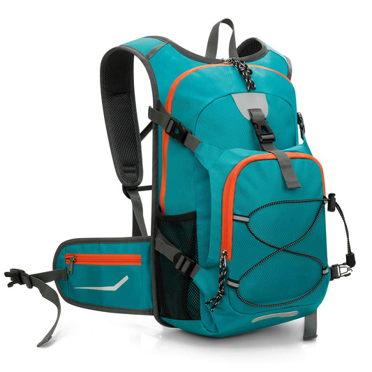 Cozary Barnryggsäck 18 L, bekväm vandringsryggsäck för barn med reflekterande band, vattentät vandring pojkar 6–12 år, för utflykter, utomhusaktiviteter, skola