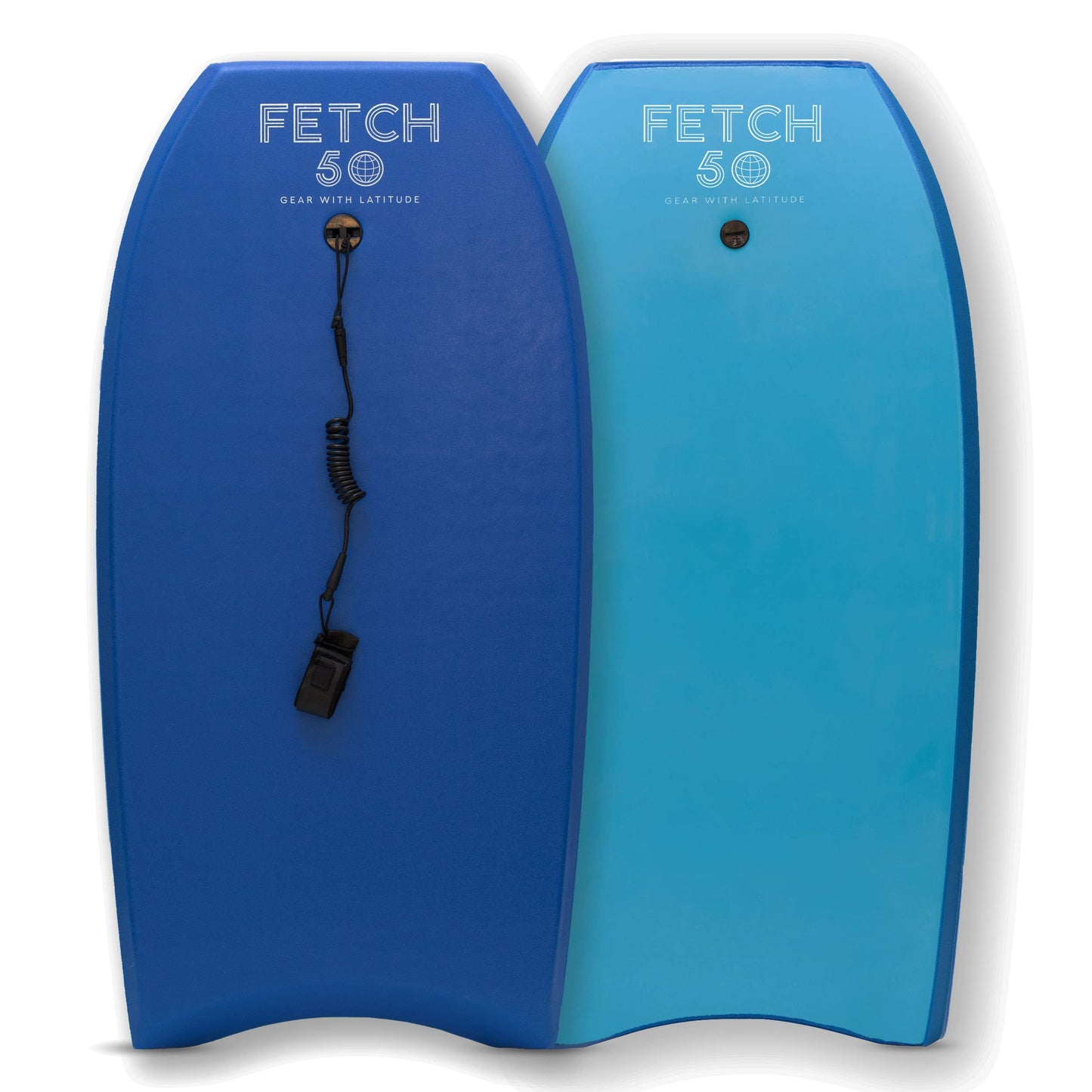 Hämta 50 Bodyboard för vuxna och tonåringar, prestanda surfing kroppskort med band och lindat koppel, 3 storlekar – 40, 42 och 44 tum