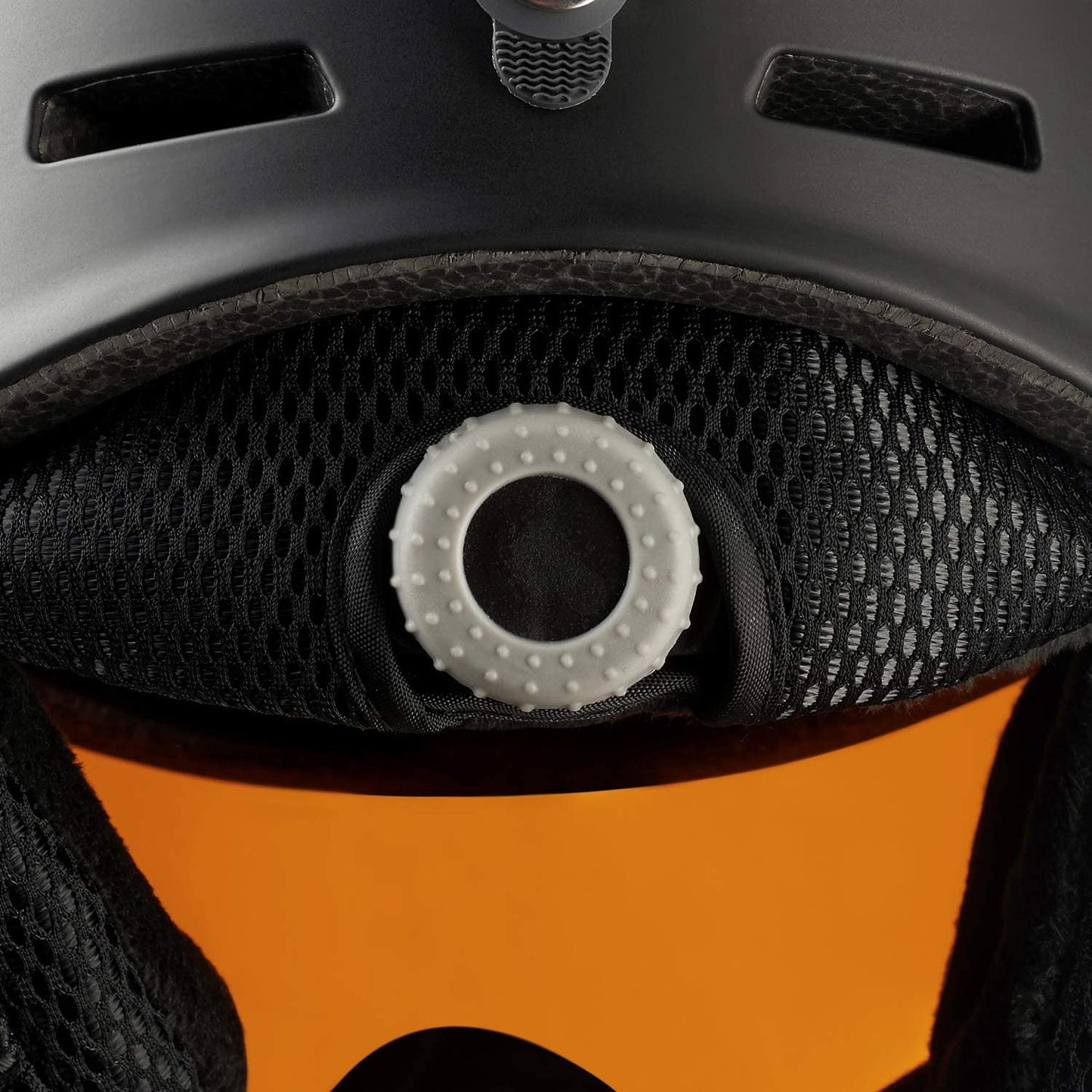 Black Crevice Unisex ungdom barn visirhjälm Leogang matt svart, 52–54 cm, svart matt/orange, XS