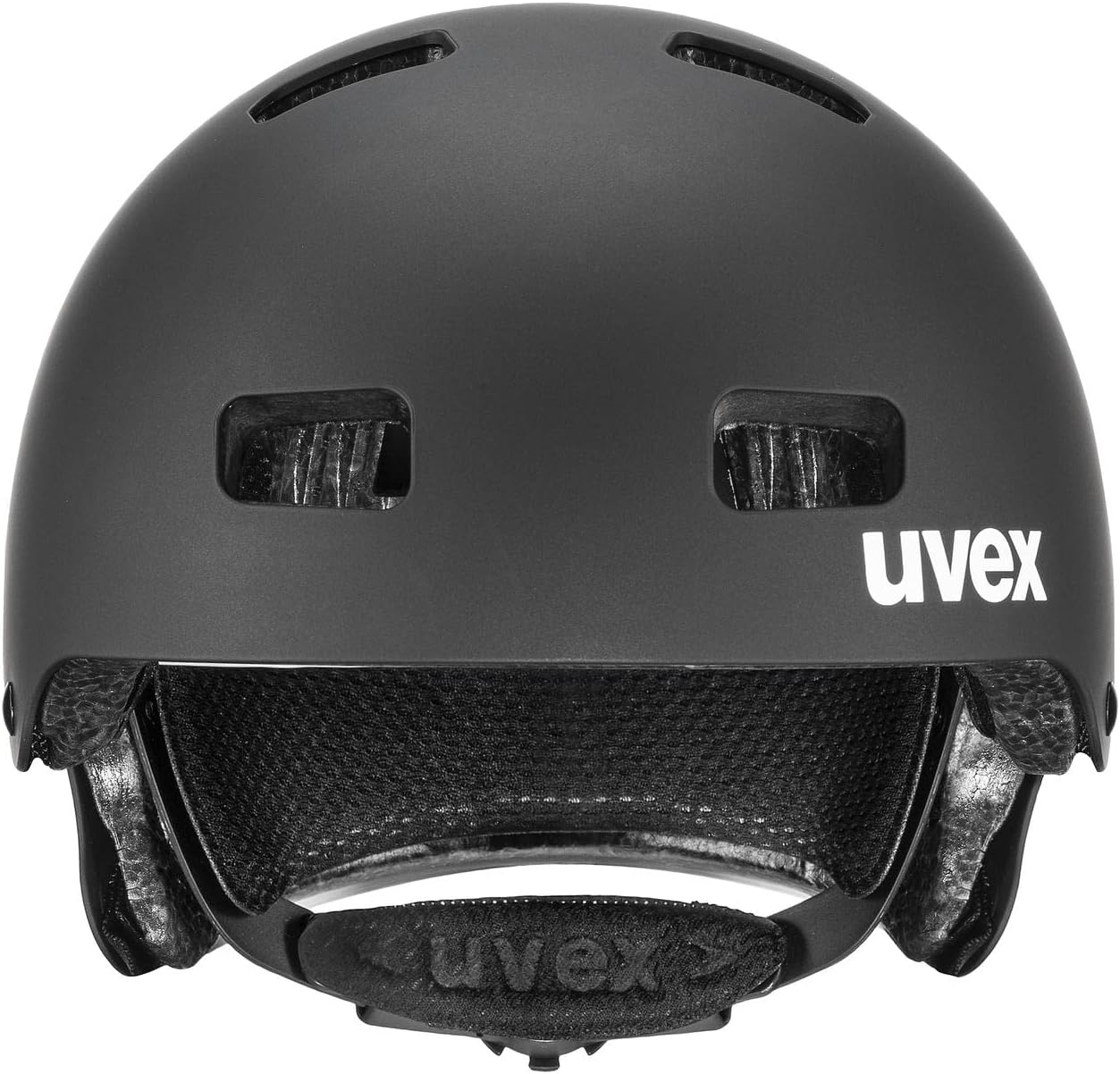 uvex kid 3 cc - robust cykelhjälm för barn - individuell storleksanpassning - optimerad ventilation - black matt - 51-55 cm