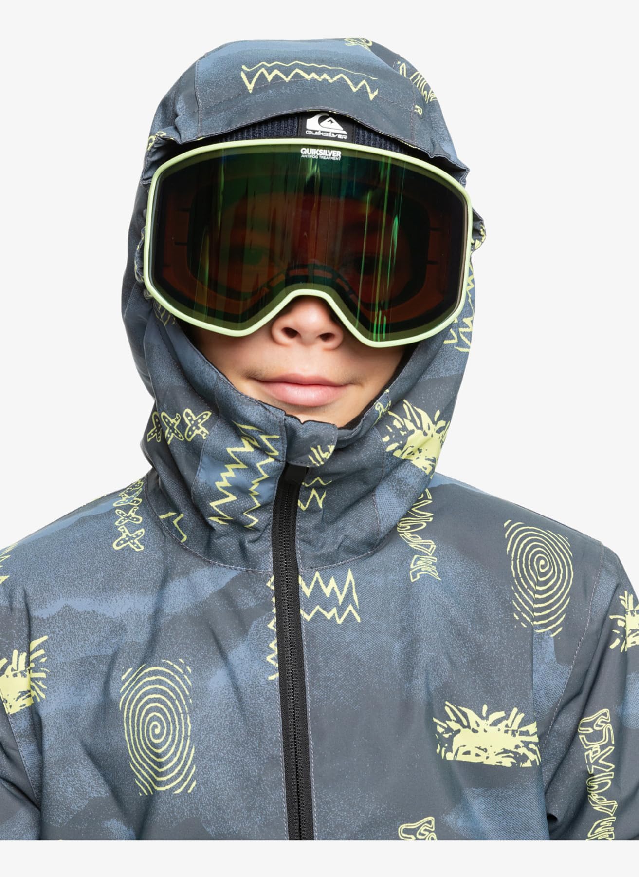 Quiksilver pojkar Mission Printed Youth Jk Shell jacka (1-pack)