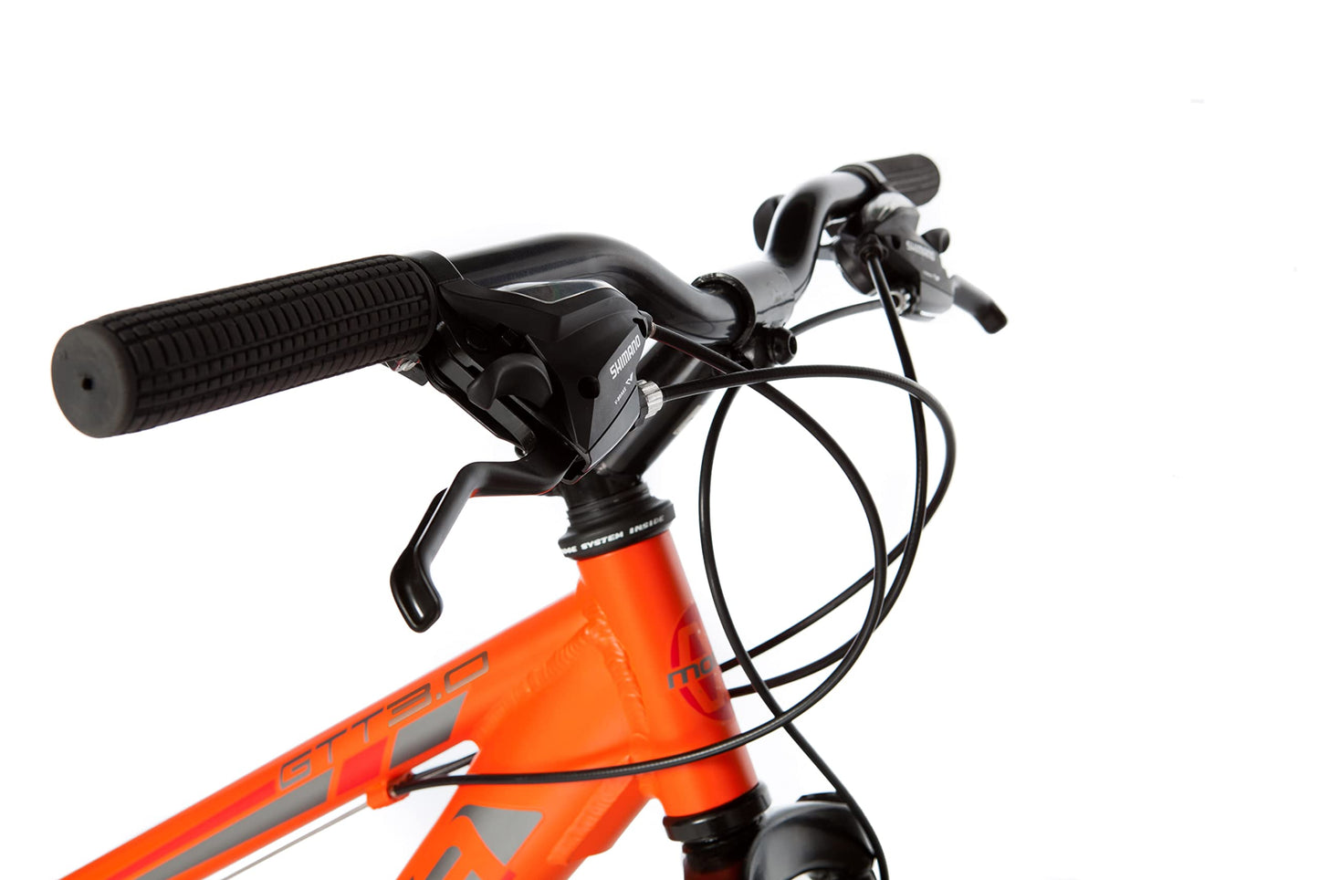 Moma Bikes MTB barncykel, GTT24", aluminium, SHIMANO 21 växlar, skivbromsar, främre fjädring