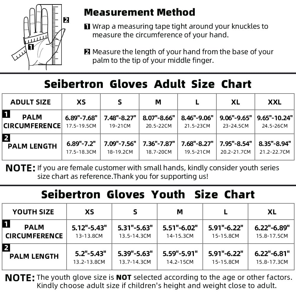 Seibertron Unisex BMX MX ATV MTB Racing mountainbike cykling off-road/dirt bike handskar vägracing motorcykel motocross sporthandskar touch igenkänning full fingerhandske