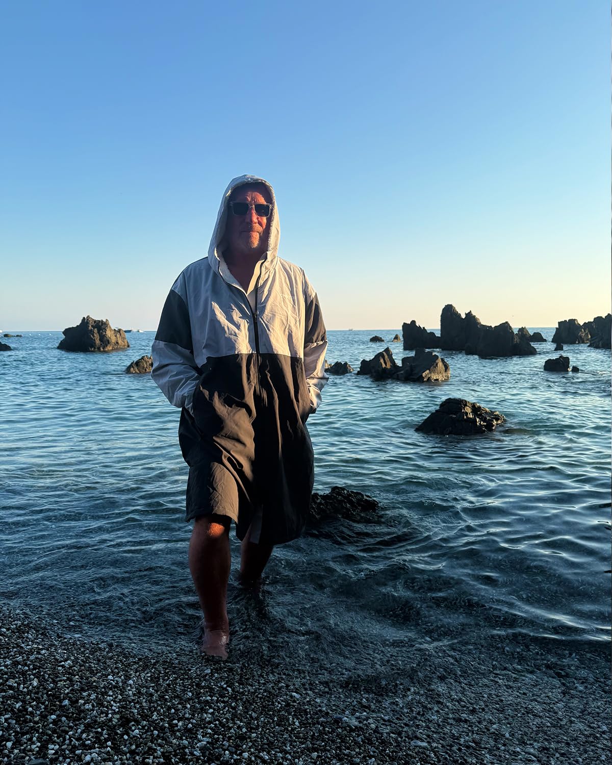 Owntop vattentät omlottrock för vuxna barn, vindtät överdimensionerad Changing rock utbytbar rock med plyschfodrad för strand surfing simning promenader