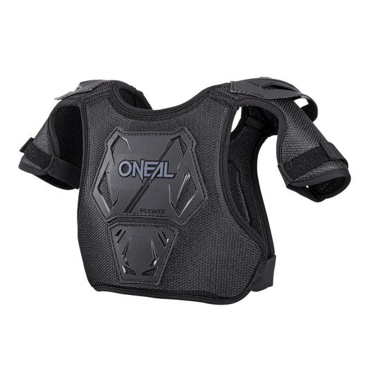 O'NEAL Peewee Chest Guard barn bröst/axelskydd svart/gul Oneal