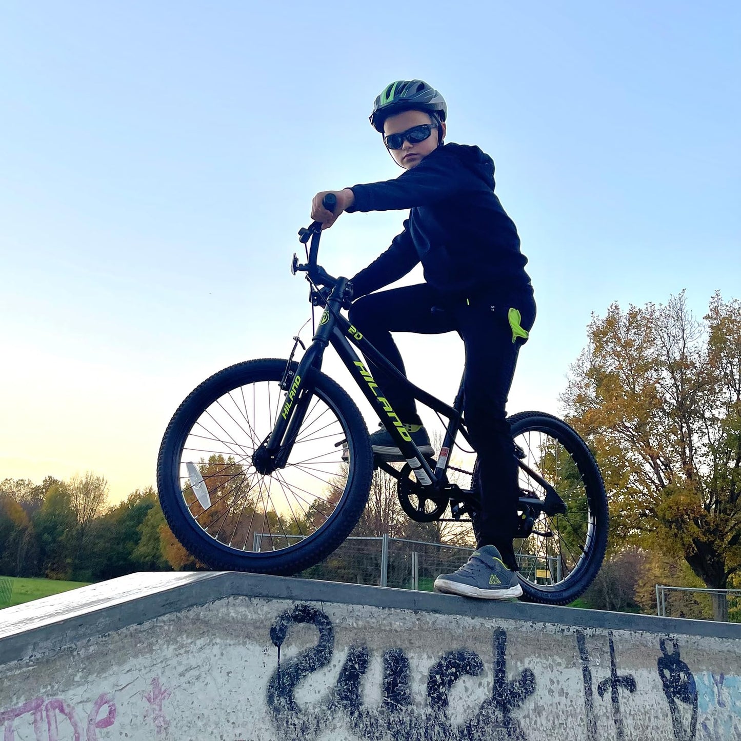 Hiland 20 tums mountainbike för barn, barncyklar för pojkar och flickor, flera färger